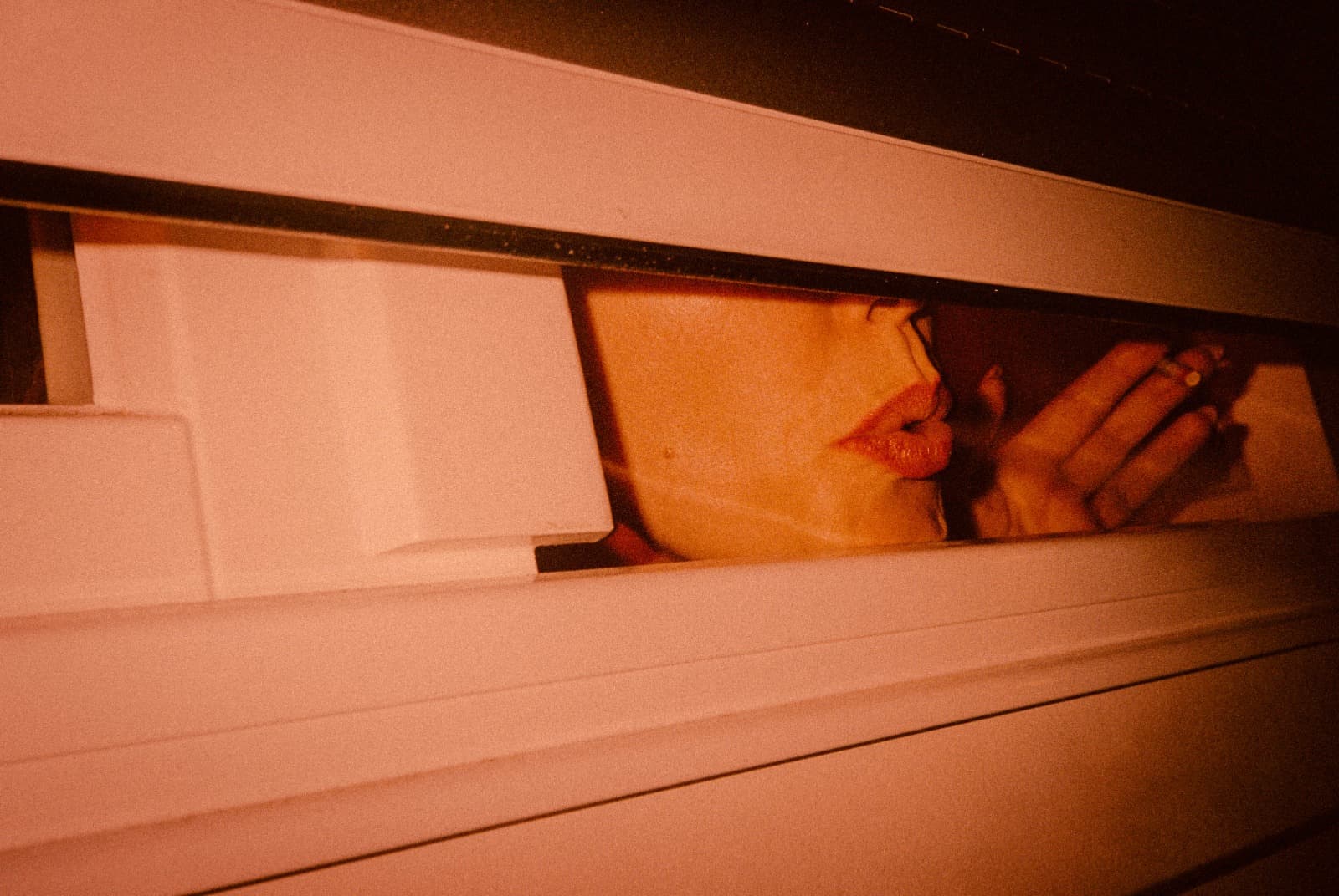 through the blinds